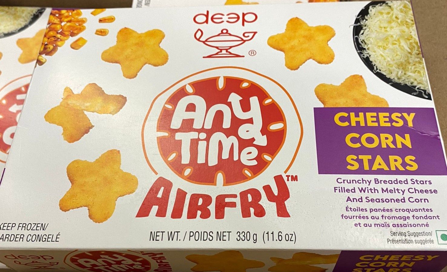 Deep Frozen - Cheese Corn Stars 330g