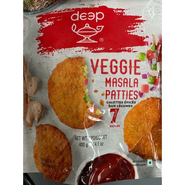 Deep Frozen - Veggie Masala Patties 400g