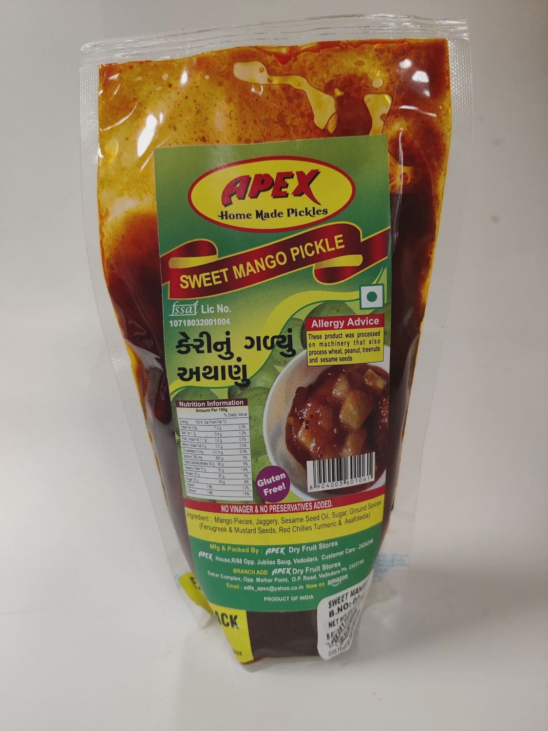 Apex - Sweet Mango Pickle 500g