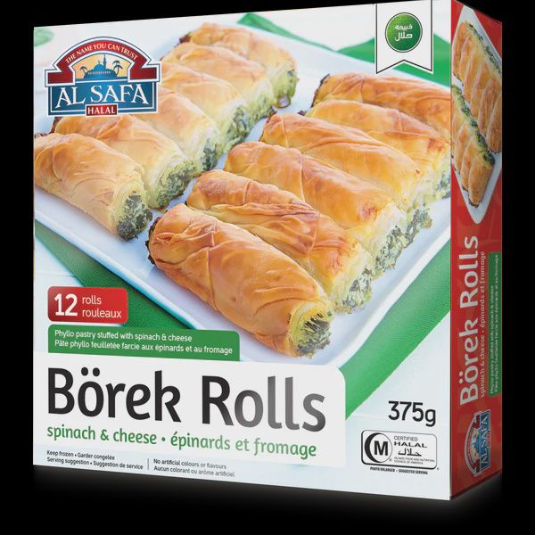 Alsafa frozen - Borek Rolls (Spinach &amp; Cheese) 375g