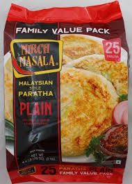 Mirch Masala Frozen - Plain Paratha 25Pcs
