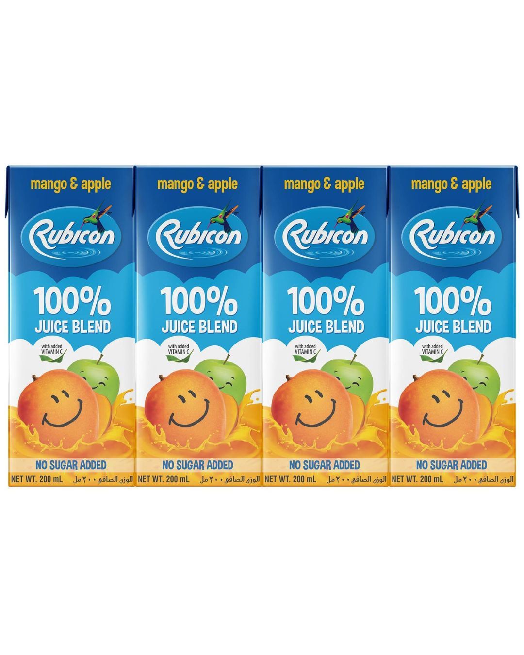 Rubicon - Mango Apple Pack of 4 * 200ml