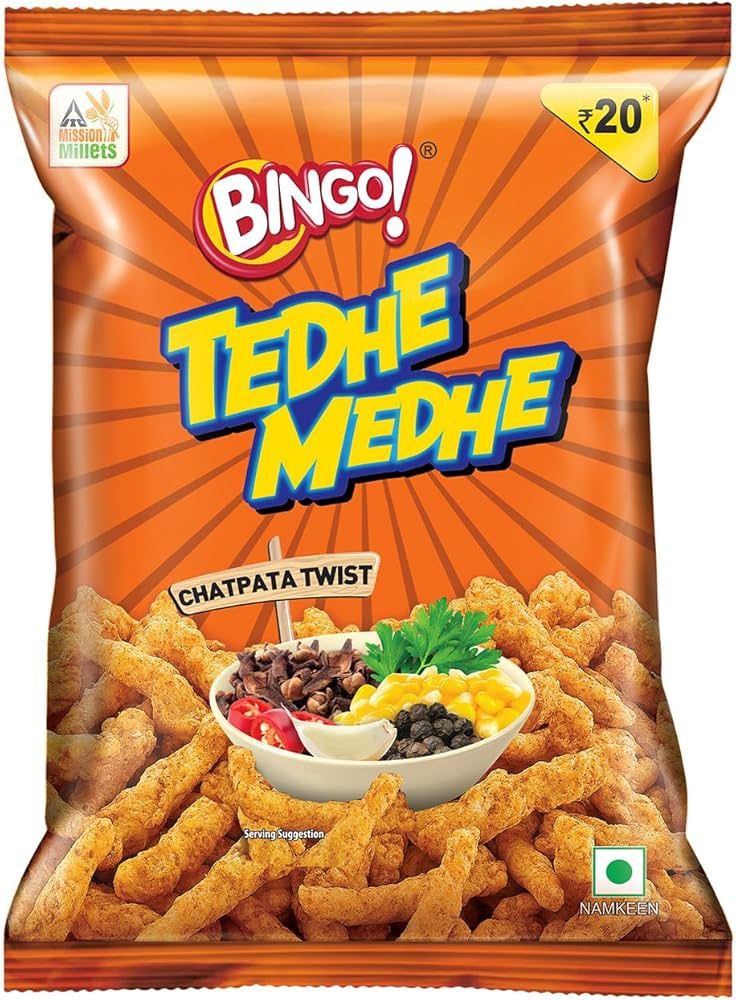 Bingo - Mad Angles Tedhe Medhe 80g