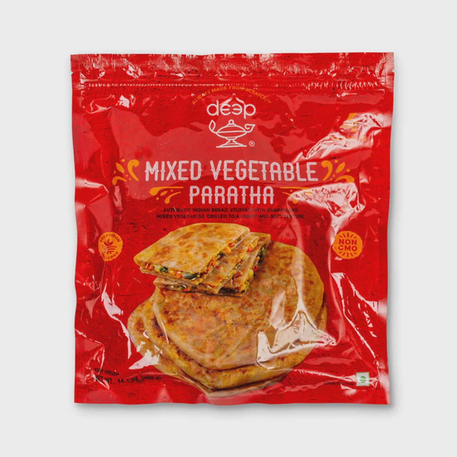 Deep Frozen - Mixed Veg Paratha 16Pcs