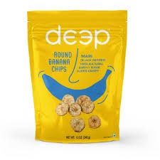 Deep - Round Banana Chips Mari 340g