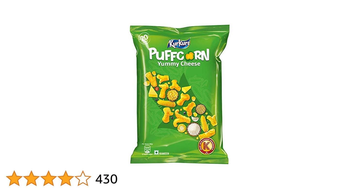 Kurkure - Puffcorn Yummy Cheese Flavour 55g