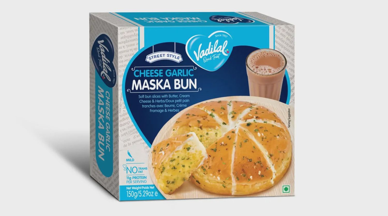 Vadilal Frozen - Cheese Garlic Maska Bun 150g