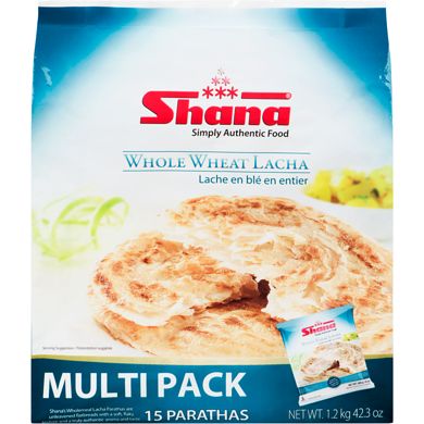 Shana Frozen - Wholewheat Lacha Paratha Family Pack 1200g