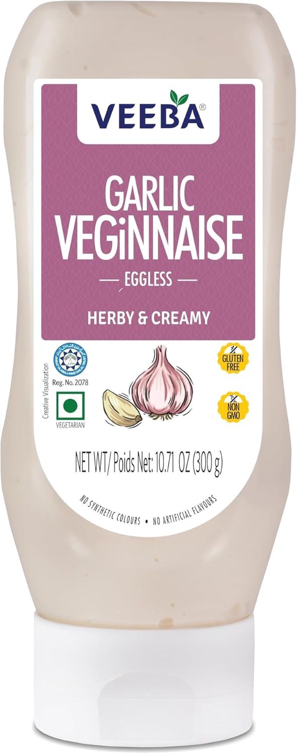 Veeba - Garlic Veginnaise Egless 300g