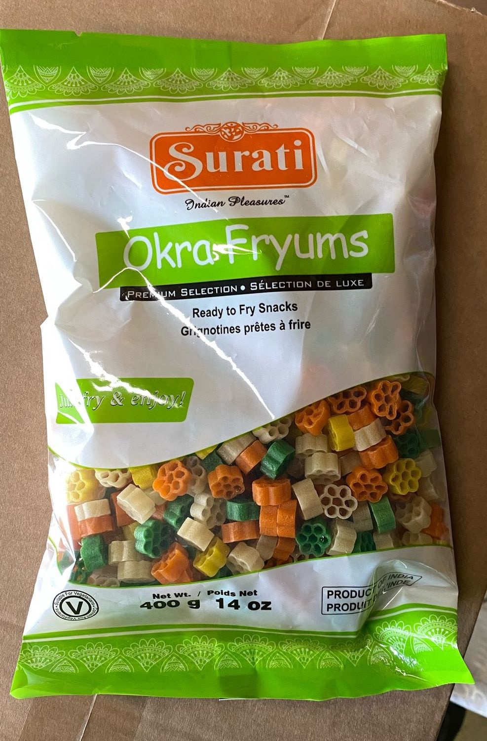 Surati - Okra Fryums 400g