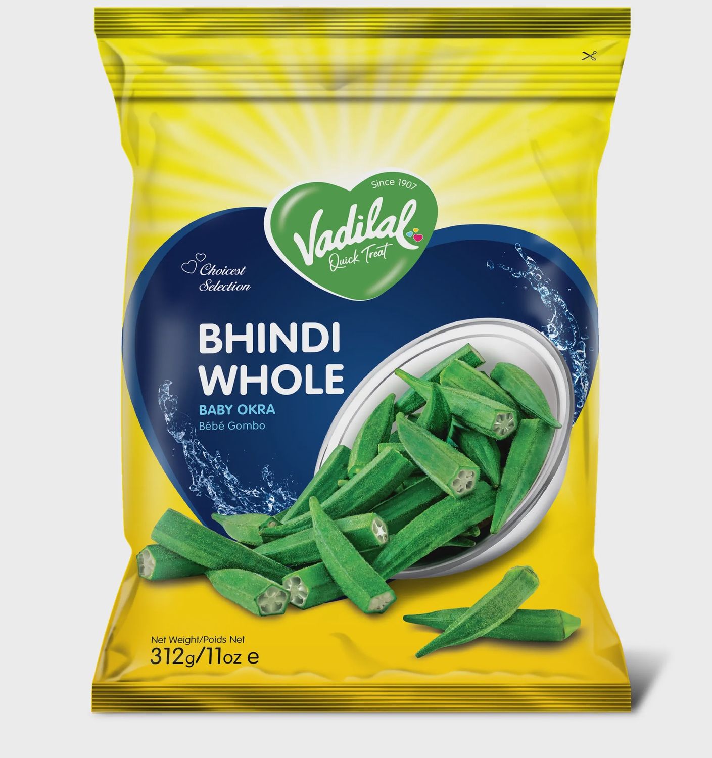 Vadilal Frozen - Bhindi Whole 312g