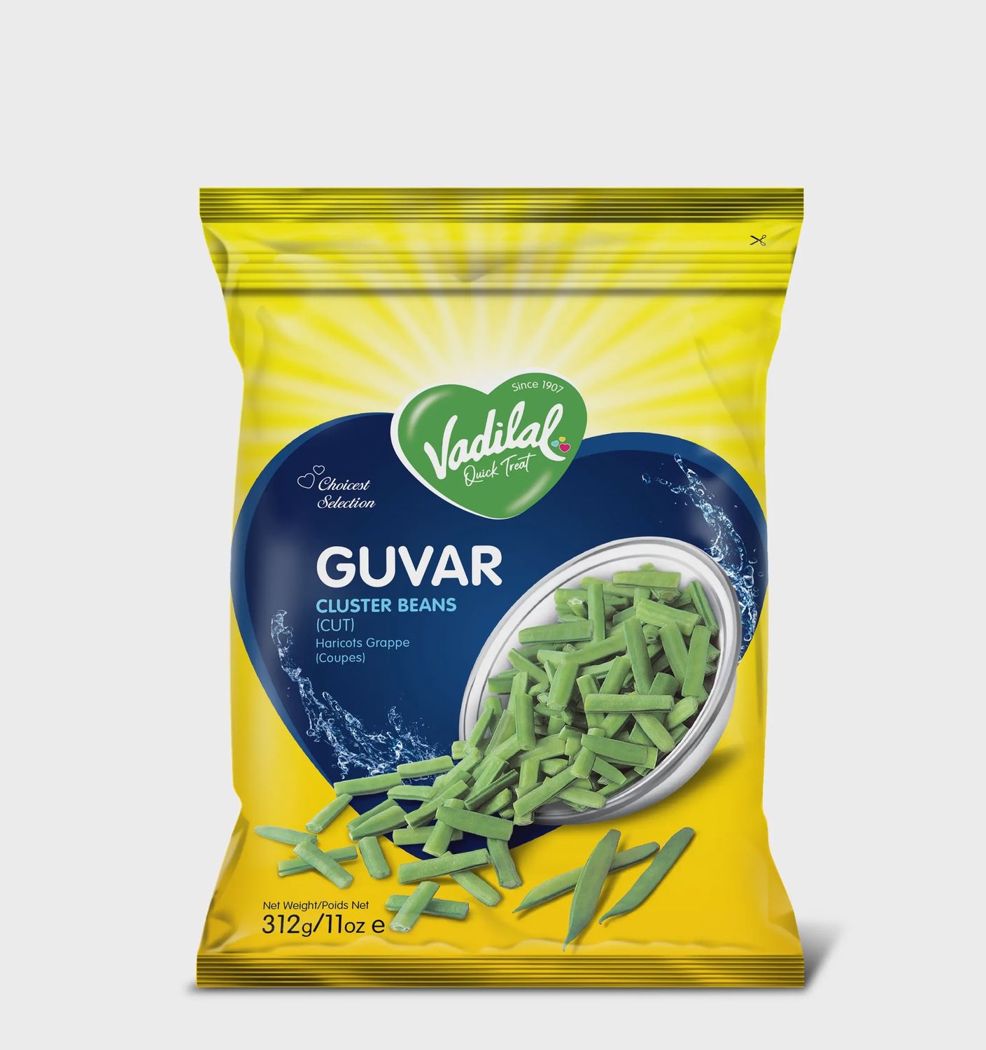 Vadilal Frozen - Guvar 312g