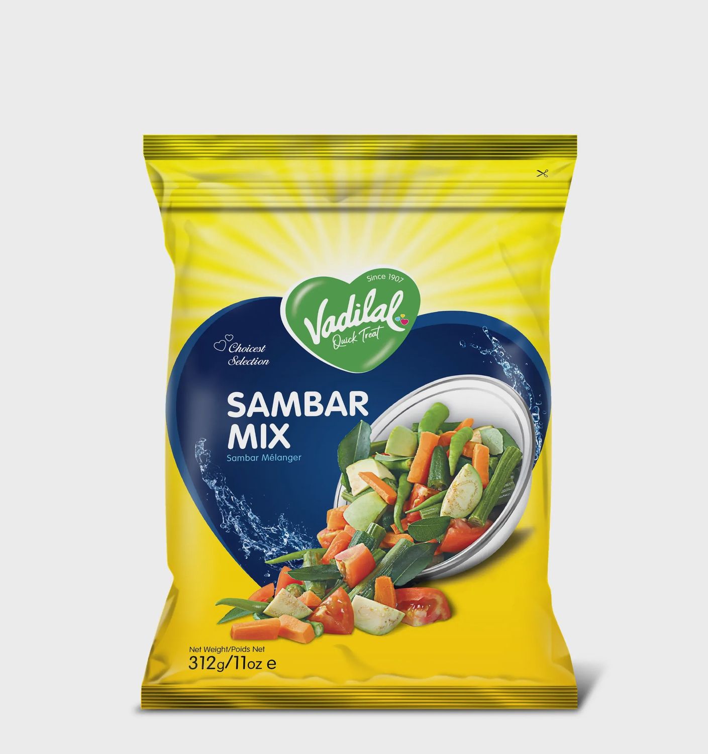 Vadilal Frozen -  Sambhar Mix 312g