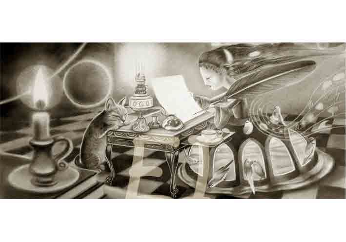 Digital &quot;The writer&quot;