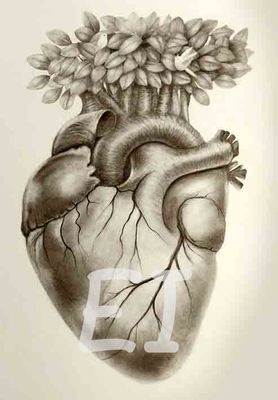 Digital &quot;Natur heart&quot;