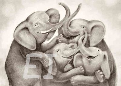 Digital &quot;elephant family&quot;