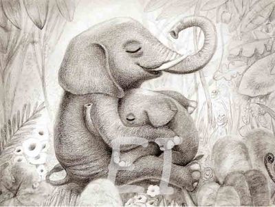 Digital &quot;Elephant mother&quot;