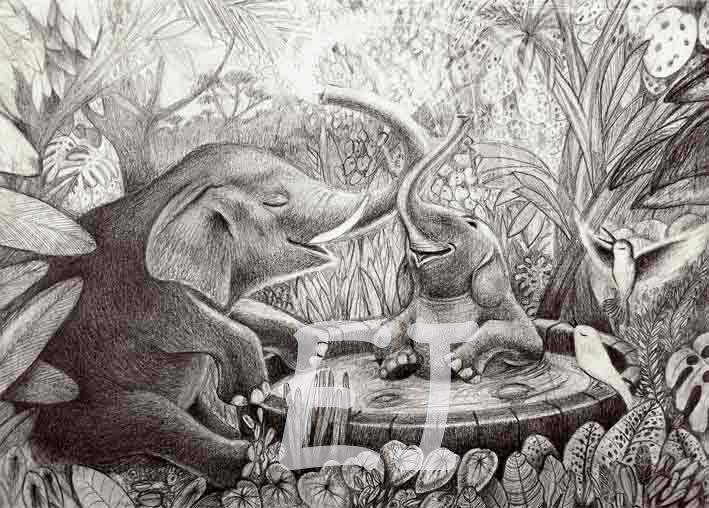 Digital &quot;Elephant bath&quot;