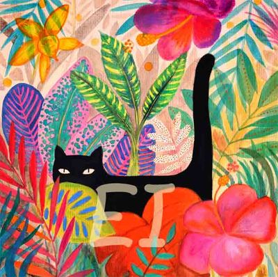 Digital &quot;Cat flower&quot;