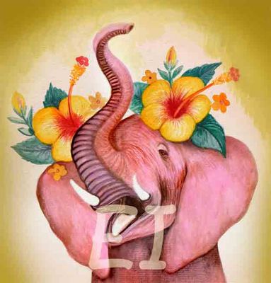 Digital &quot;Elephant Rose&quot;