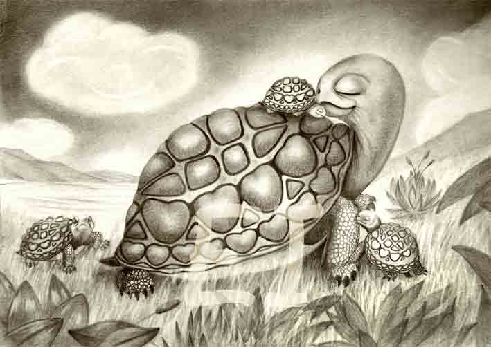 Digital &quot;Family turtle&quot;