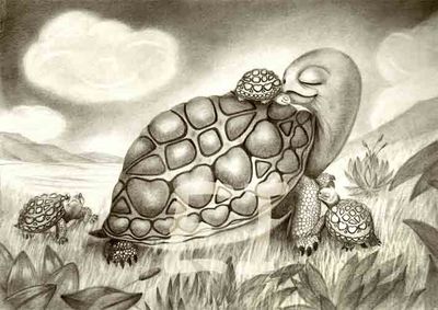 Digital &quot;Family turtle&quot;