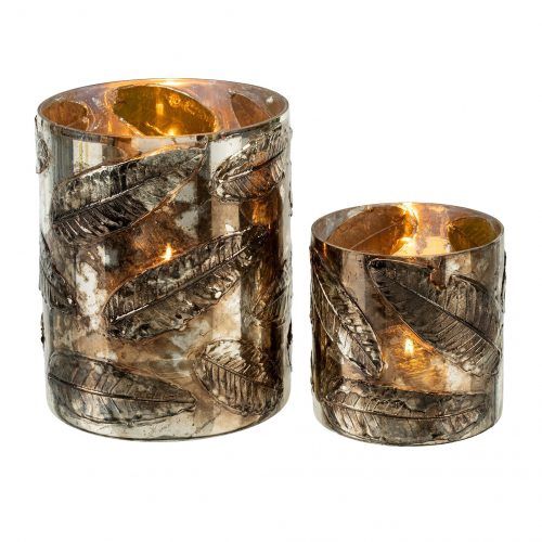 Leaf Relief Votive Small