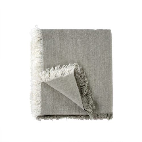 Linen Blend Tablecloth Ash