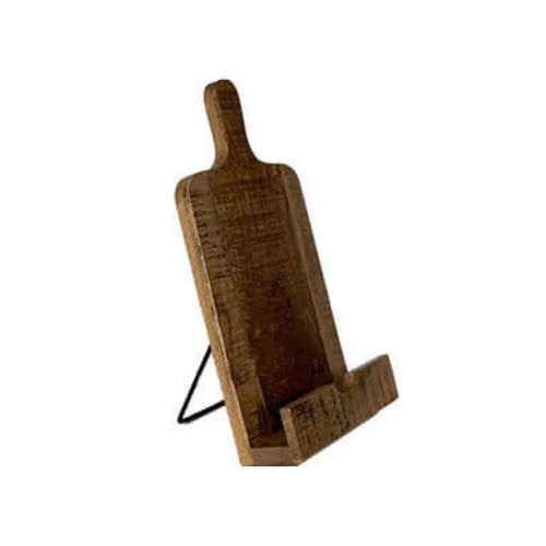 Wooden Book Stand Natural