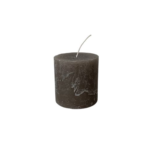 Brown Candle - 7 x 7 cm