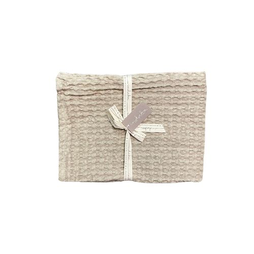 Waffle Kitchen Towel S/2 - Beige
