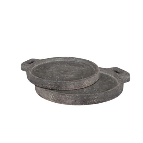Round Stone Plate - S