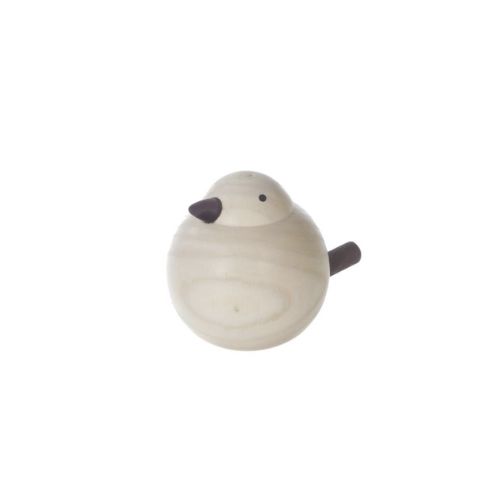 Natural Wooden Bird - M