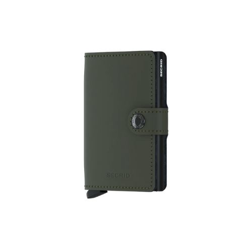 Mini Wallet Matte Green Black