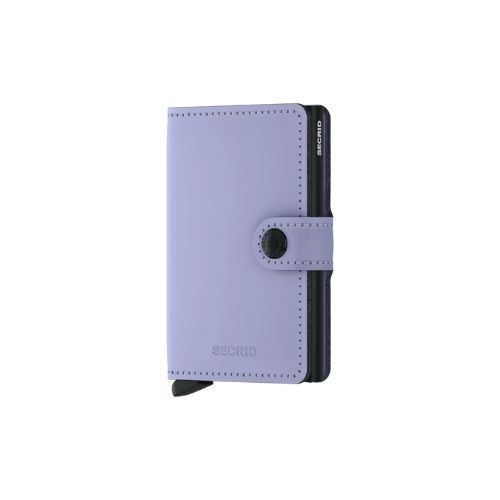 Mini Wallet Matte Lilac Black
