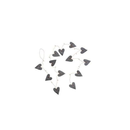 Clay Heart Garland
