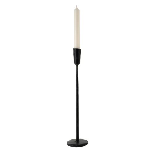 Black Forged Candlestick L