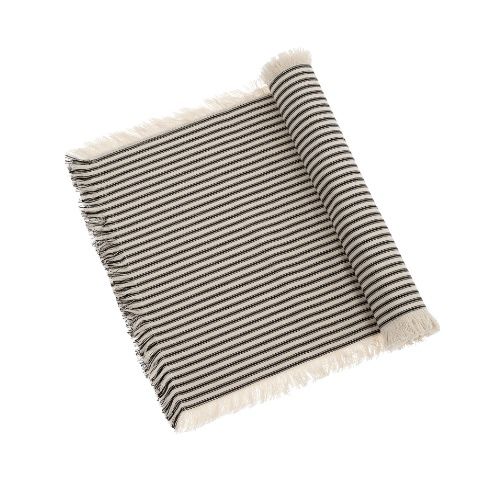 Ticking Fringe Table Runner