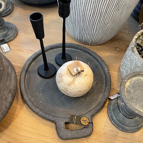Round Stone Plate - L