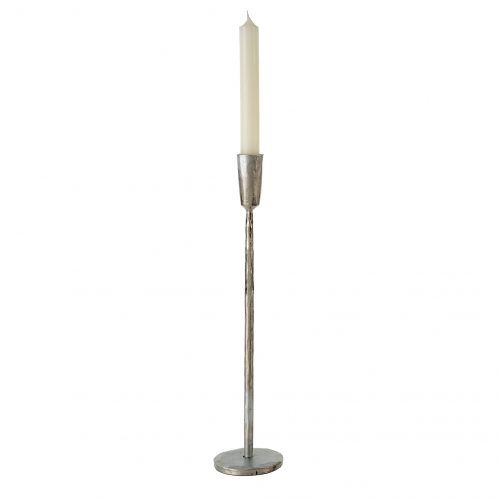 Silver Forged Candlestick M