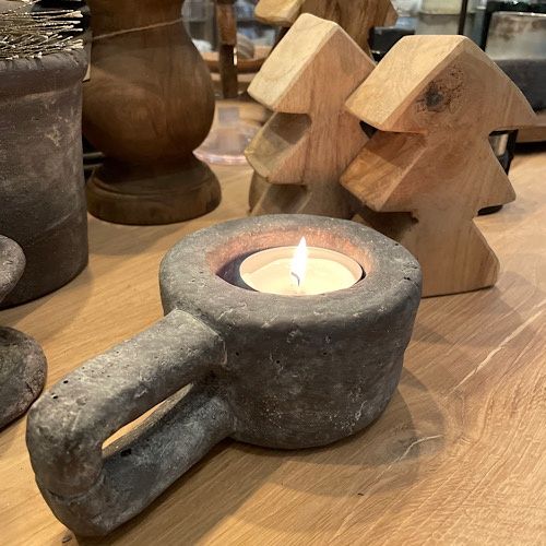 Mug Candle Holder + Candle