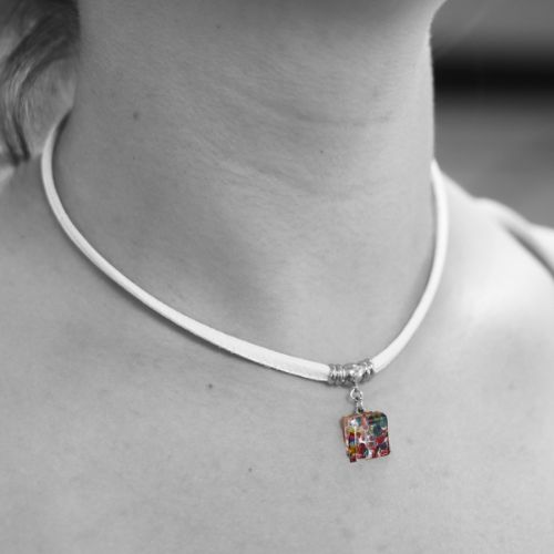 Leather Charm Pendant