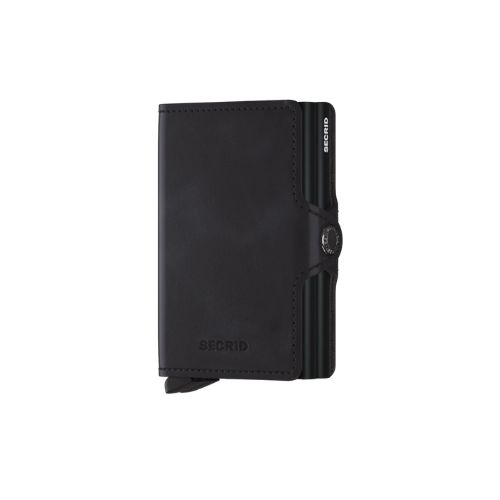 Twin Wallet Vintage Black