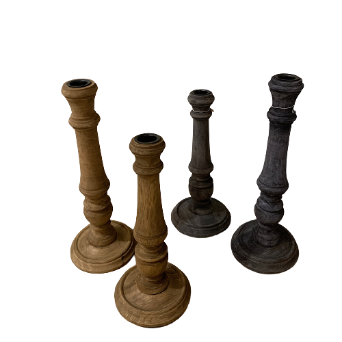 Wooden Candle Holder Assorted