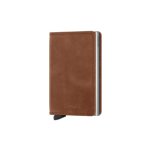 Slim Wallet Vintage Cognac