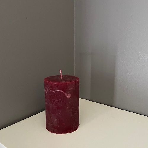 Red Candle - 7 x 10 cm