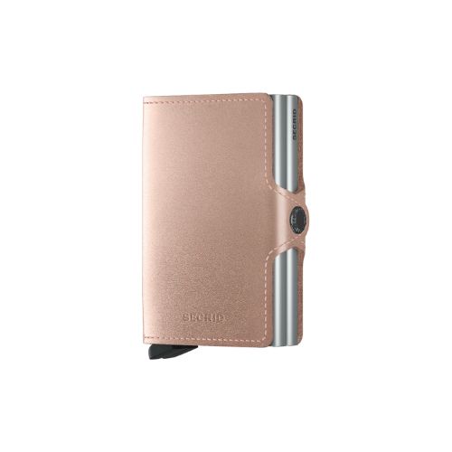 Twin Wallet Metallic Rose