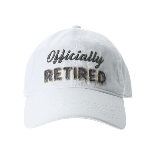 Retired Adjustable Hat - White