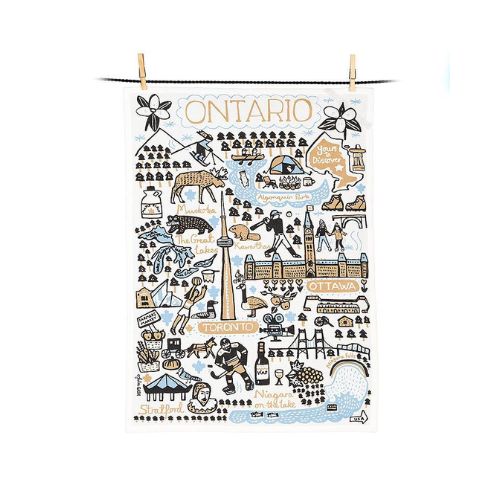 Ontario Landmarks Towel