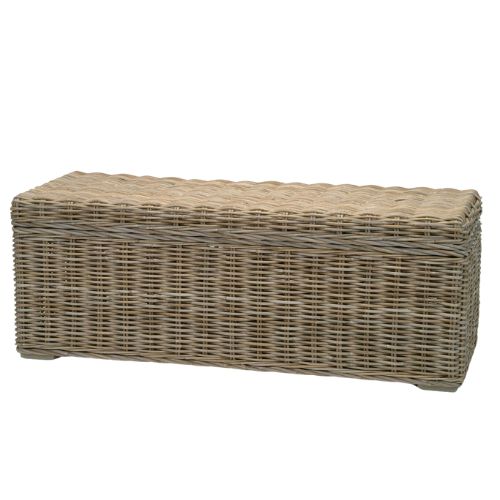 Rattan Storage Bench